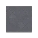 black iron-parquet flooring