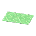 green kitchen mat