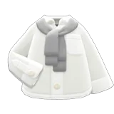 sweater on shirt