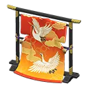 elaborate kimono stand