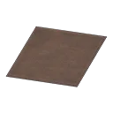 simple medium brown mat