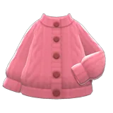 Aran-knit cardigan