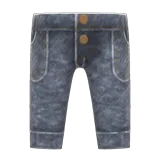 acid-washed jeans