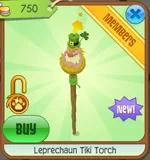 Leprechaun Tiki Torch