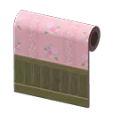 pink blossoming wall