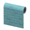 blue subway-tile wall