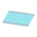 blue wedding rug