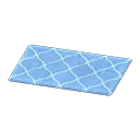 blue kitchen mat