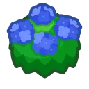 blue-hydrangea bush