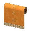 orange Moroccan-style wall