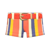 striped shorts