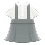 skirt with suspenders