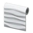 wavy-tile wall