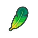 green feather