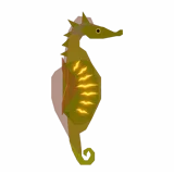Golden Sea Horse